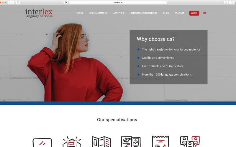 Website Interlex - after