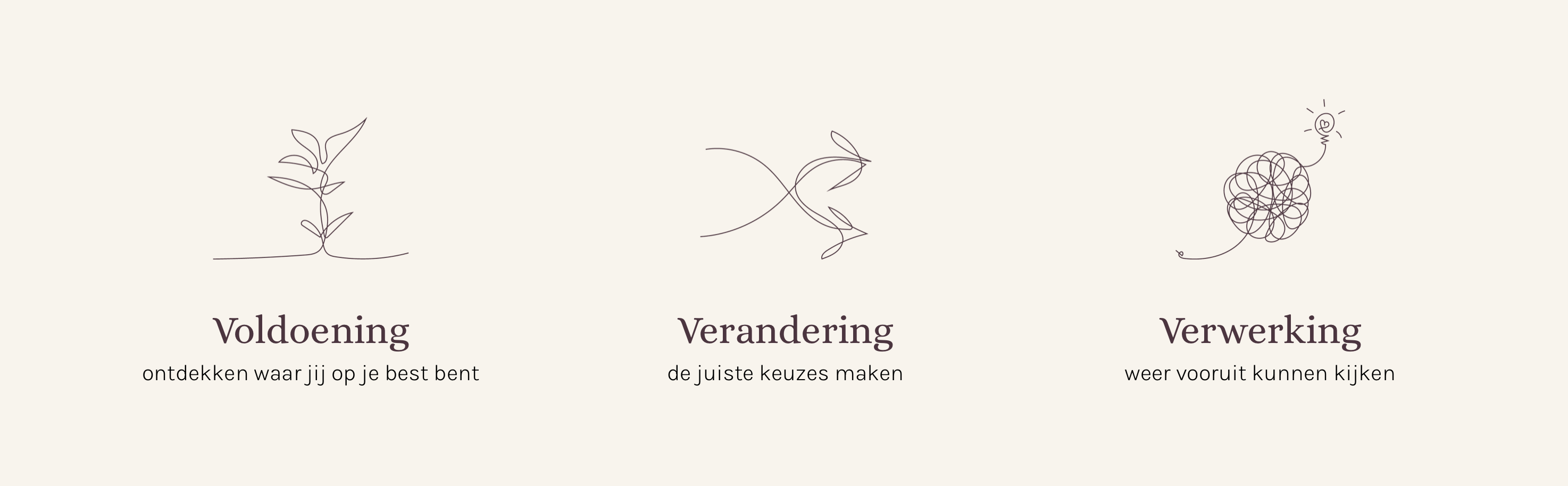 Branding + website Lisette Kok - lijntekeningen door ILUZIE